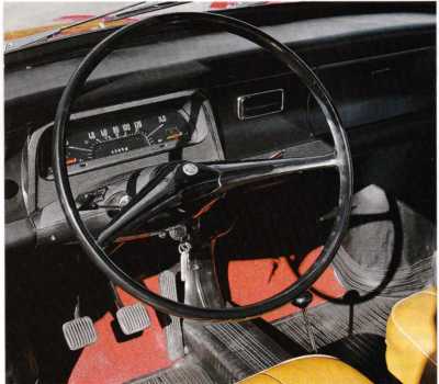 рулевое управление автомобиля skoda 1100 mbx 1969 г.