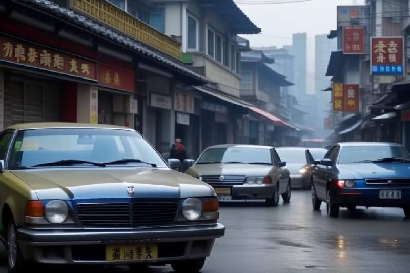автомобили на улицах Китая